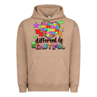 Pigment Burro Different is beautiful Urban Hoodie - NancyCooperArtShop