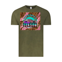 Vintage Olive pink racing car Vintage Tee - AdoDesignShop