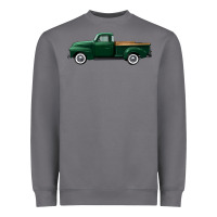 Storm western green truck right side view Heavyweight Sweatshirt - FaDigitalArtStudio