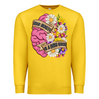 Lemon your anxiety is a lying bitch Premium Sweatshirt - MaliasSmallBusiness