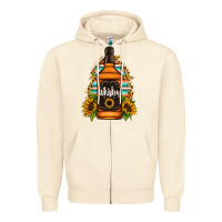 Sandshell whiskey bottle Zipper Hoodie - Jasminsmagicworld