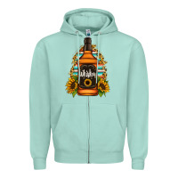 Whiskey Bottle Zipper Hoodie | Teevron
