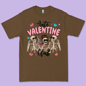 Anti Valentine Club Premium Tee Designed By Maliassmallbusiness