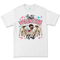 White anti valentine club Premium Tee - MaliasSmallBusiness