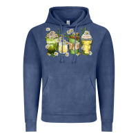 Vintage Denim daisy coffee cups Vintage Hoodie - Zillion Design Studio