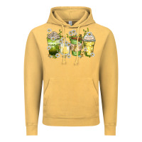 Vintage Mustard daisy coffee cups Vintage Hoodie - Zillion Design Studio