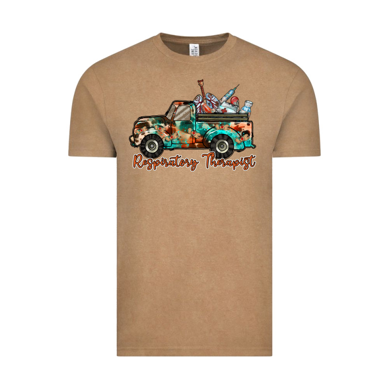 Respiratory Therapist Truck Vintage Tee by RacoonDesign | Teevron