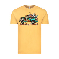 Vintage Mustard respiratory therapist truck Vintage Tee - RacoonDesign