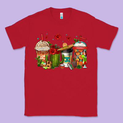 Cinco De Mayo Coffee Cups Classic Tee Designed By Jasminsmagicworld