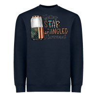 Navy getting star spangled hammered Heavyweight Sweatshirt - CowhideDigitalArt