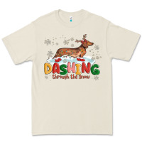 Bone dachshund through the snow Premium Tee - MaliasSmallBusiness