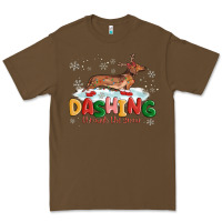 Cacao dachshund through the snow Premium Tee - MaliasSmallBusiness