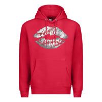Cardinal baseball lips Premium Hoodie - AdoDesignShop