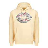 Pina Colada baseball lips Premium Hoodie - AdoDesignShop