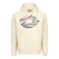 Sandshell baseball lips Premium Hoodie - AdoDesignShop