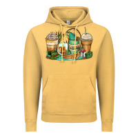 Vintage Mustard fishing coffee cups Vintage Hoodie - Zillion Design Studio
