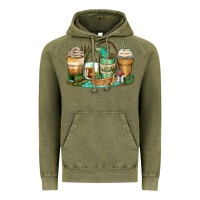 Vintage Olive fishing coffee cups Vintage Hoodie - Zillion Design Studio