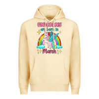 Pina Colada unicorns are born in march Premium Hoodie - Jasminsmagicworld