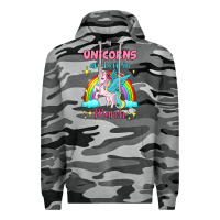 Slate Camo unicorns are born in march Premium Hoodie - Jasminsmagicworld