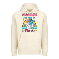 Tofu unicorns are born in march Premium Hoodie - Jasminsmagicworld