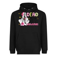 Black dead inside but it's christmas Heavyweight Hoodie - MaliasSmallBusiness