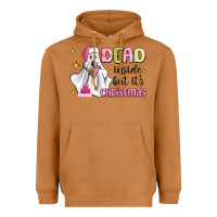 Dead Inside But It's Christmas Heavyweight Hoodie | Teevron