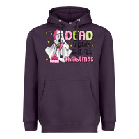 Plum dead inside but it's christmas Heavyweight Hoodie - MaliasSmallBusiness