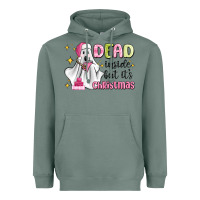 Sage dead inside but it's christmas Heavyweight Hoodie - MaliasSmallBusiness