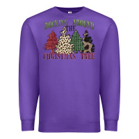 Purple rocking around the christmas tree Premium Sweatshirt - MaliasSmallBusiness