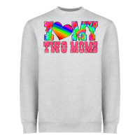 Heather Grey i love my two moms Heavyweight Sweatshirt - HRA Design Shop