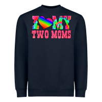 Navy i love my two moms Heavyweight Sweatshirt - HRA Design Shop