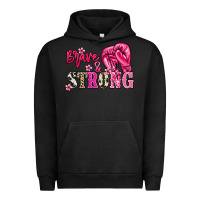 Pigment Black brave and strong Urban Hoodie - NancyCooperArtShop