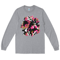 Heather Grey valentine's day cow patches Long Sleeve Tee - AdoDesignShop