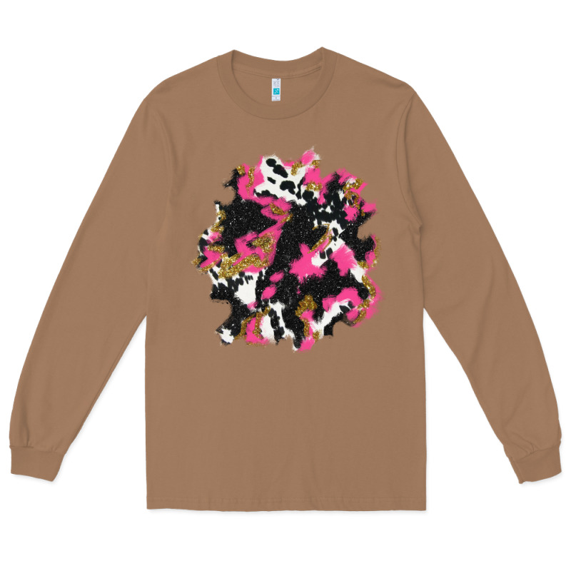 Valentine's Day Cow Patches Long Sleeve Tee by AdoDesignShop | Teevron