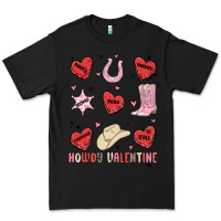 Black howdy valentine copy Premium Tee - MaliasSmallBusiness