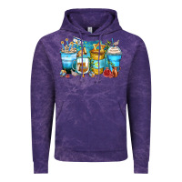 Cloud Purple hanukkah coffee cups Vintage Hoodie - Zillion Design Studio