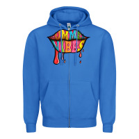 True Royal summer vibes lips Zipper Hoodie - Jasminsmagicworld