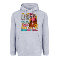 Heather Grey i may look calm but in my head i pecked you three Heavyweight Hoodie - NancyCooperArtShop