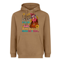 Toasted Coconut i may look calm but in my head i pecked you three Heavyweight Hoodie - NancyCooperArtShop