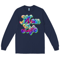 Navy mom life Long Sleeve Tee - JahusDesignShop