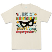 Bone i teach kindergarten whats your superpower Premium Tee - MaliasSmallBusiness