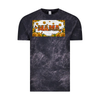 Cloud Black sunflowers and butterflies mama license plate Vintage Tee - HRA Design Shop