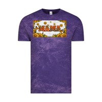 Cloud Purple sunflowers and butterflies mama license plate Vintage Tee - HRA Design Shop