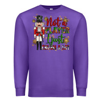 Purple not player i just crush a lot nutcracker Premium Sweatshirt - MaliasSmallBusiness