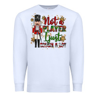 White not player i just crush a lot nutcracker Premium Sweatshirt - MaliasSmallBusiness