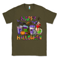 Army Green happy halloween coffee cups Classic Tee - AdoDesignShop