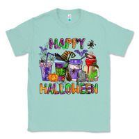 Seafoam happy halloween coffee cups Classic Tee - AdoDesignShop