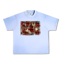 Grape Ice christmas leopard cowhide background Urban Heavy Tee - BarkalooDesign