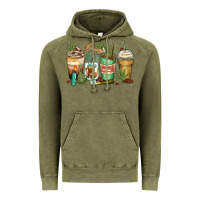Vintage Olive highly caffeinated coffee cups Vintage Hoodie - Zillion Design Studio