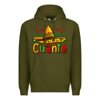 Army Green Cuanto my fourth mexican birthday Premium Hoodie - Jasminsmagicworld